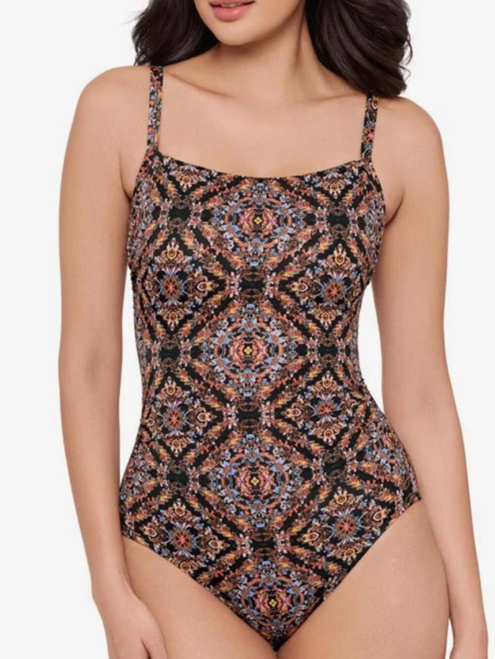 Miraclesuit Kara one-piece swimsuit  Style# 6566693 size 8  Scandale print NEW